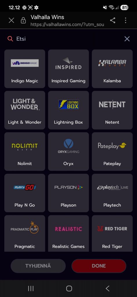 Kurkistus Valhalla Winssin pelistudioihin