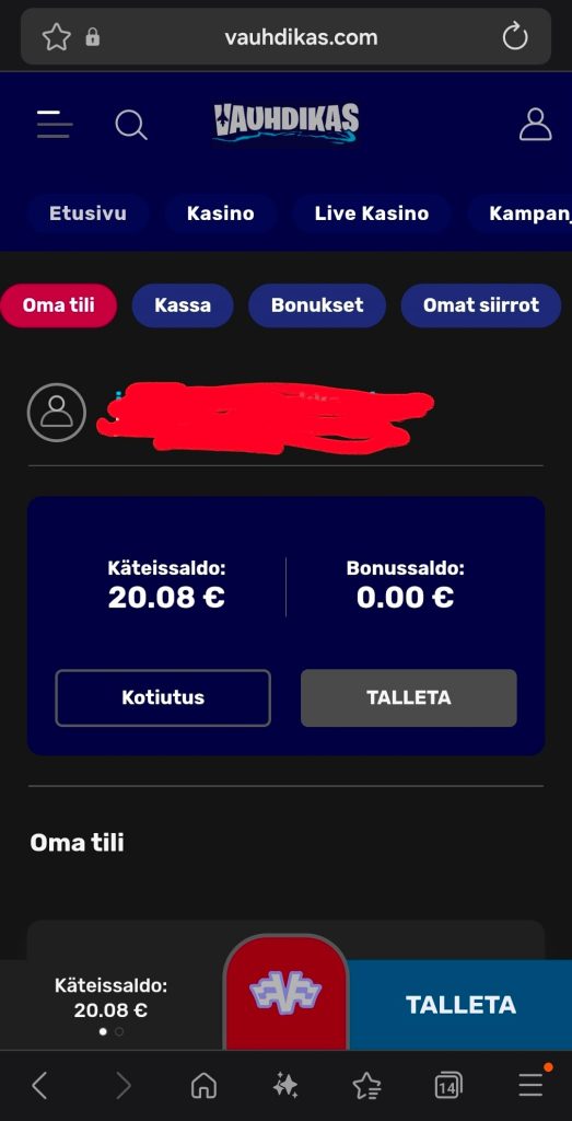 Tallettaminen ei kestä kauan