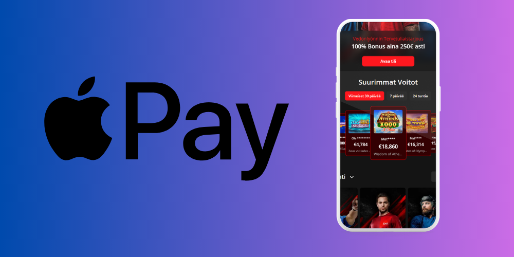 Apple pay kasinot
