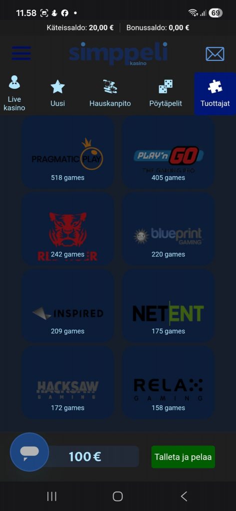 Pelimäärät ovat valtavia